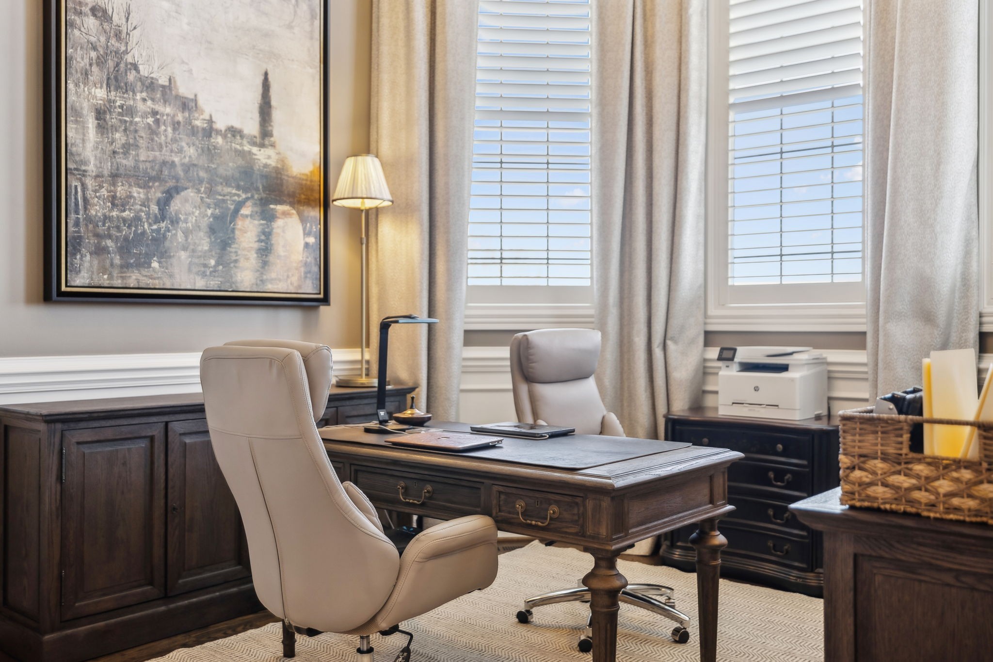 3235 Kinnard Springs Road Franklin, TN 37064 - Photo 36 of 97 a view of a workspace with furniture and a window