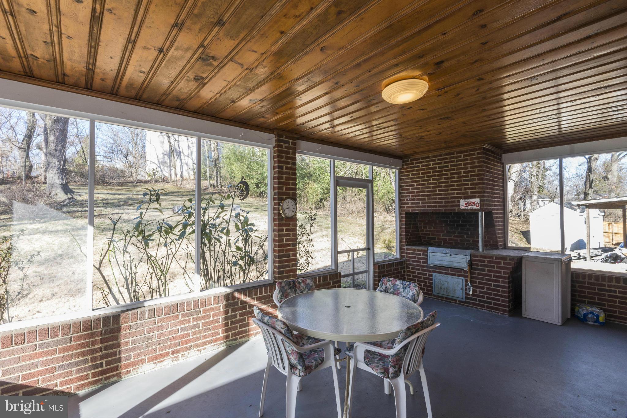 9307 Compton Street Silver Spring, MD 20901 - Photo 20 of 28 XXL fully screened porch overlooking yard!