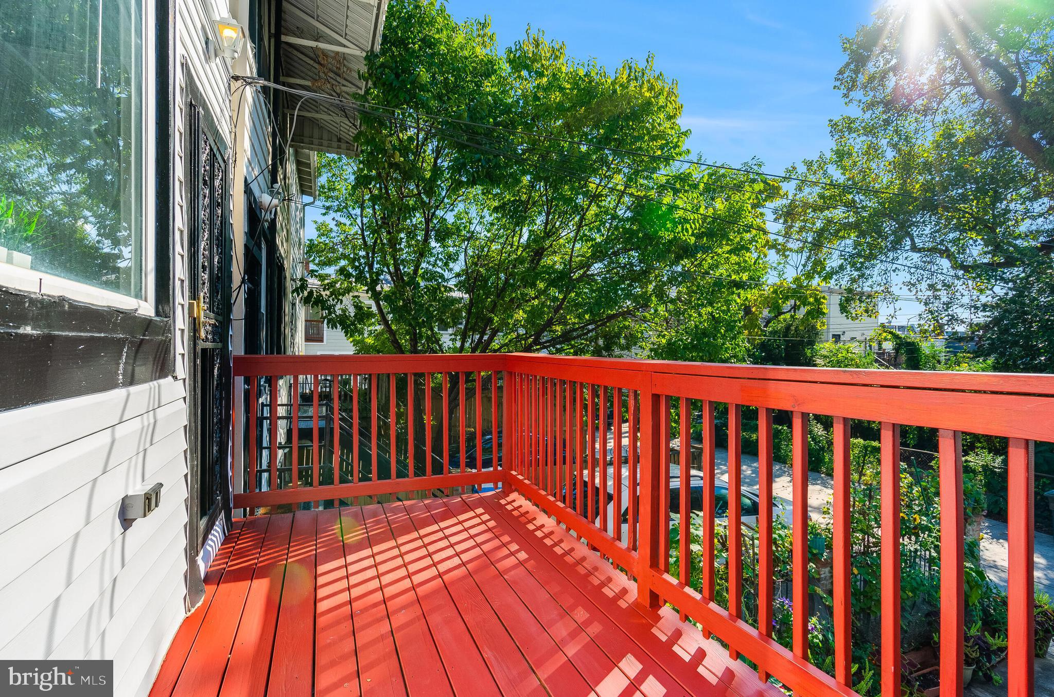 2116 North Capitol Street Northwest Washington, DC 20002 - Photo 26 of 50 a view of balcony with wooden floor