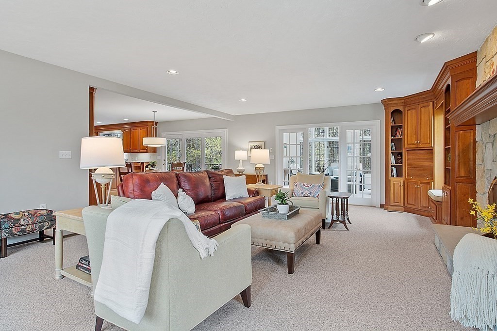 195 Lancaster Road North Andover, MA 01845 - Photo 3 of 42 a living room with furniture and a large window