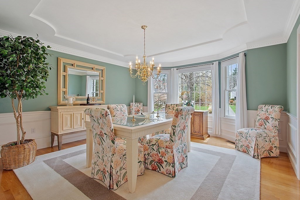 195 Lancaster Road North Andover, MA 01845 - Photo 9 of 42 a view of a dining room with furniture window and wooden floor
