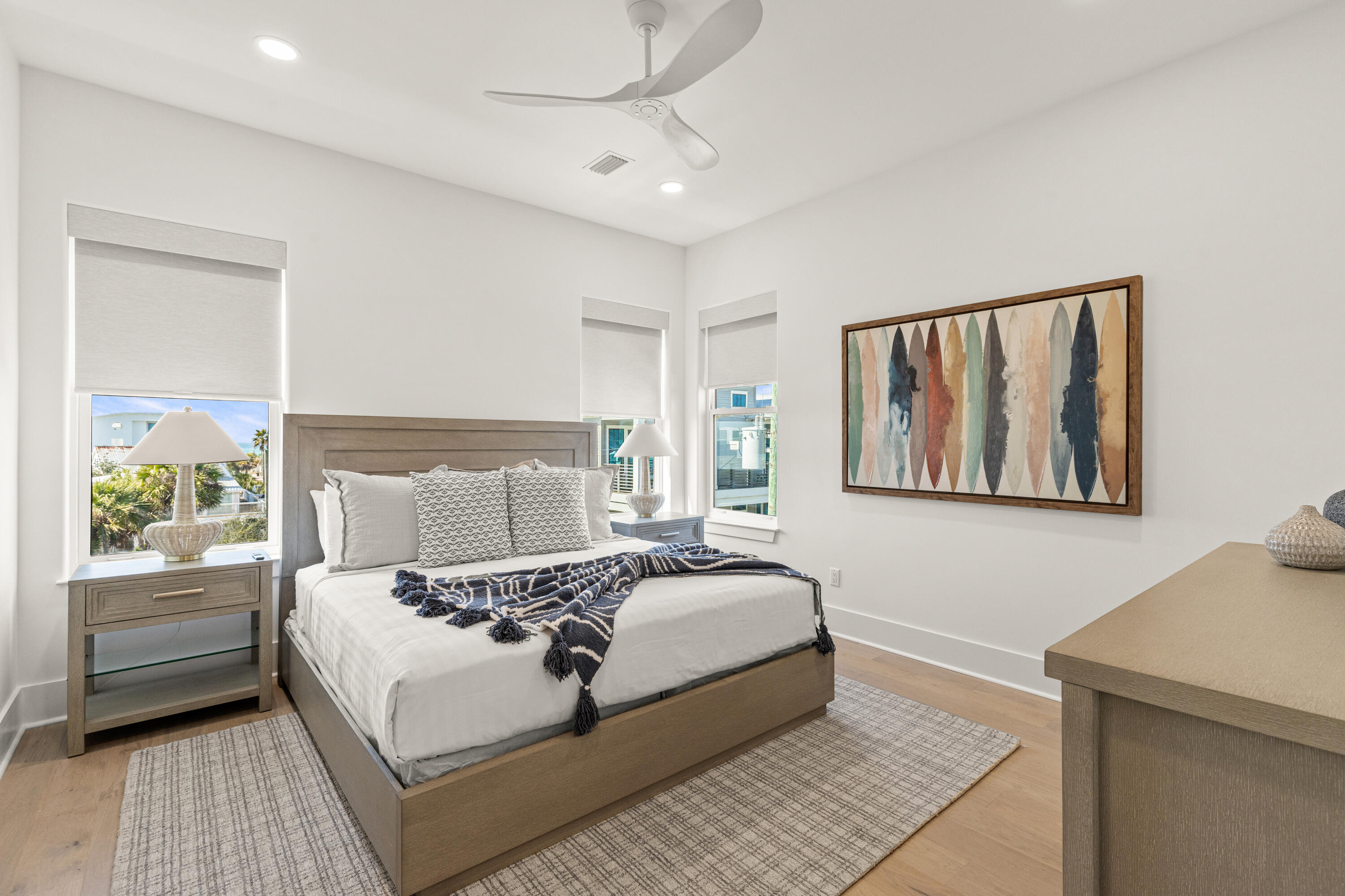 12 Jan Court Inlet Beach, FL 32461 - Photo 27 of 58 a bedroom with a large bed and a window