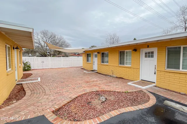 a view of porch with seating space