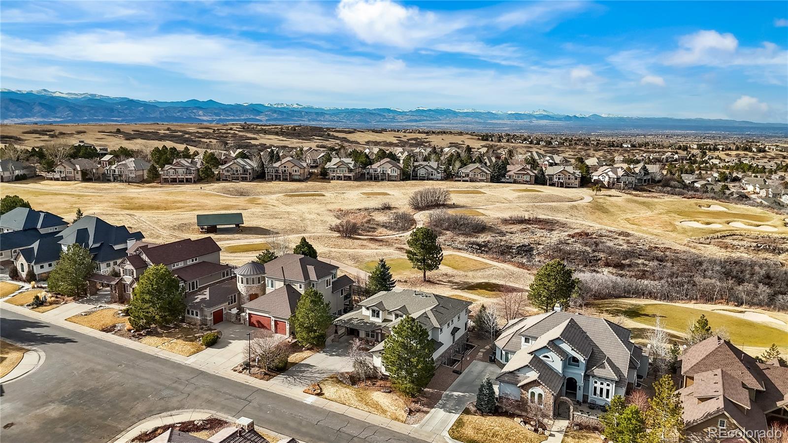 1251 Buffalo Ridge Road Castle Pines, CO 80108 - Photo 4 of 50 a view of city and ocean