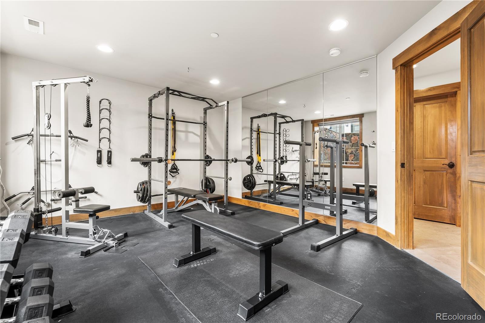 1251 Buffalo Ridge Road Castle Pines, CO 80108 - Photo 45 of 50 a view of a room with gym equipment