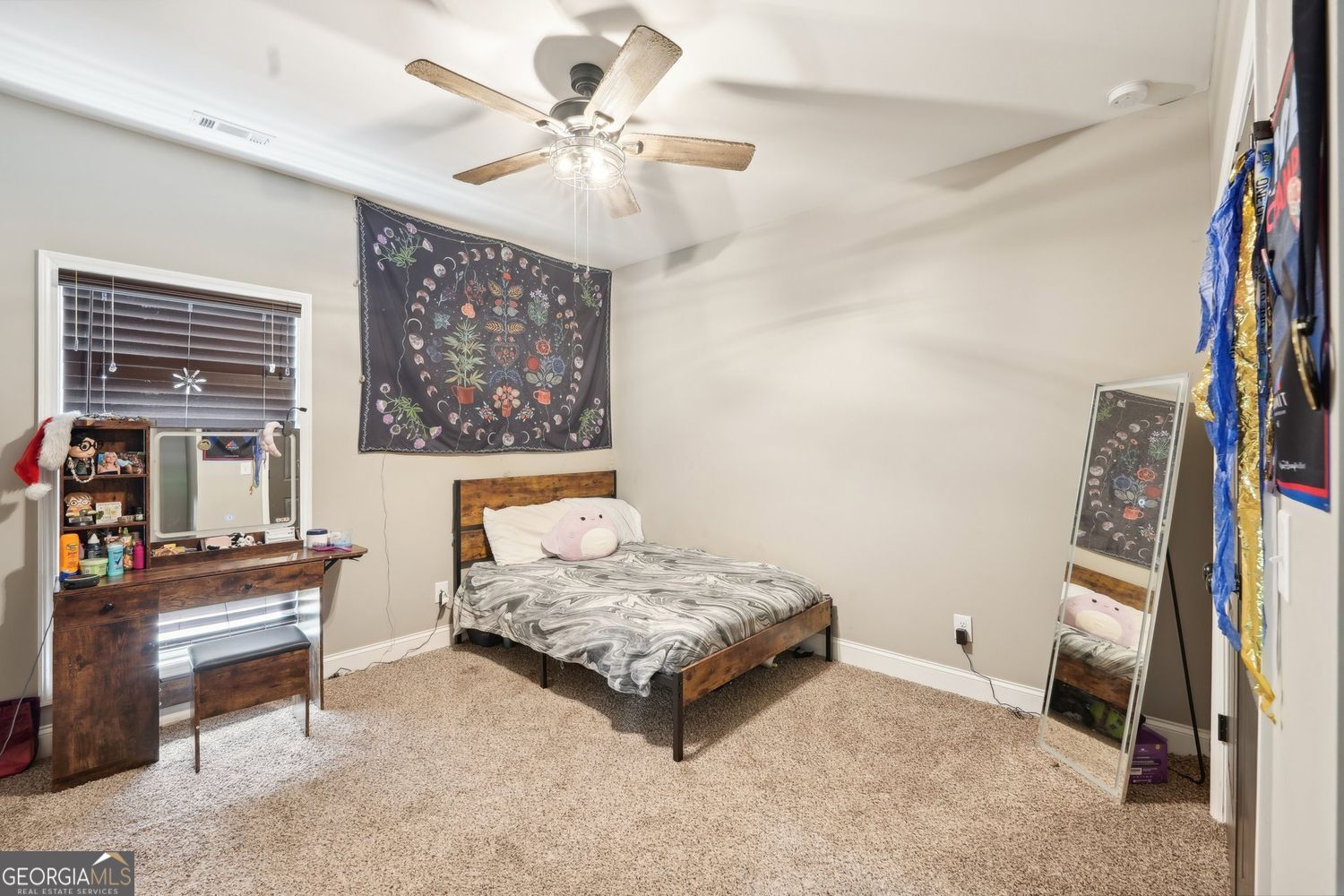 357 Old Driver Road Whitesburg, GA 30185 - Photo 54 of 75 a bedroom with a bed furniture and a window