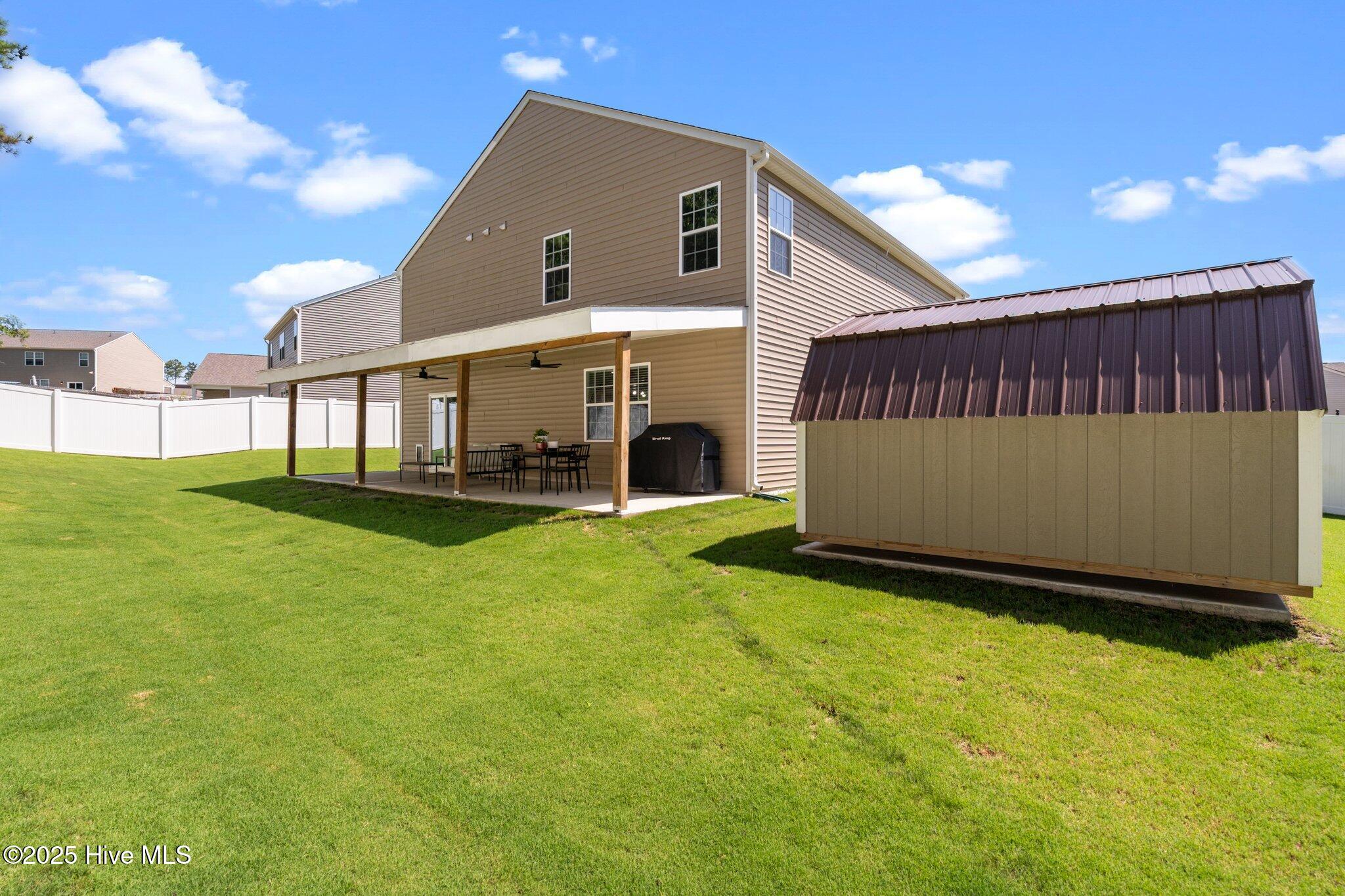 280 Roberts Place Carthage, NC 28327 - Photo 21 of 24 Backyard and Shed