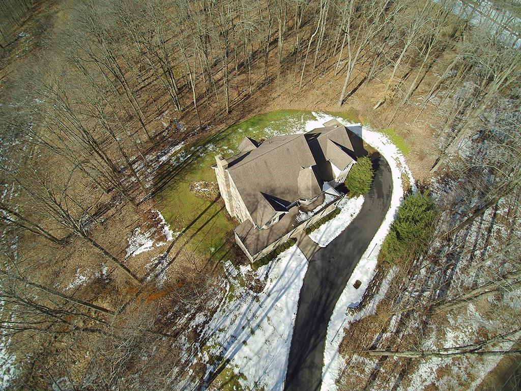1778 Old State Road Gibsonia, PA 15044 - Photo 22 of 24 Aerial view of the property, surrounded by woods - private!