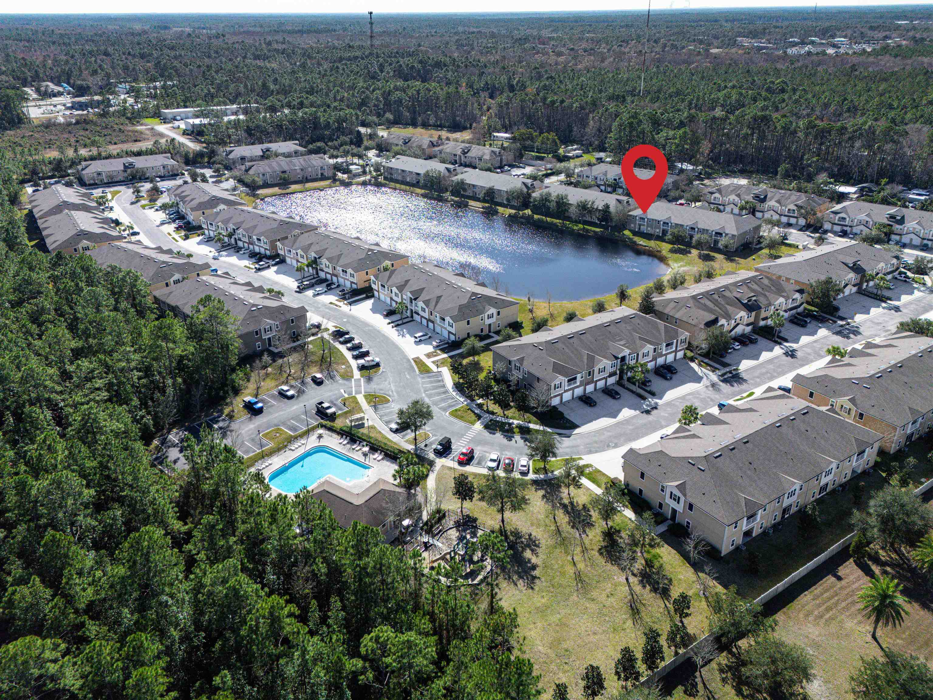 406 Golden Lake Loop St. Augustine, FL 32084 - Photo 41 of 51 an aerial view of a city