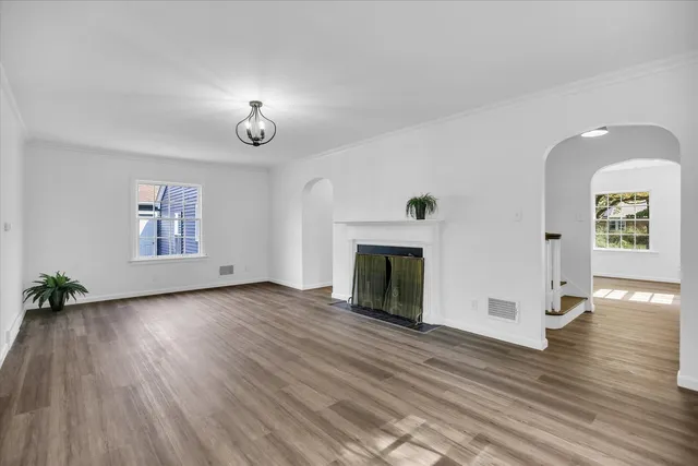 a kitchen with a sink and a window