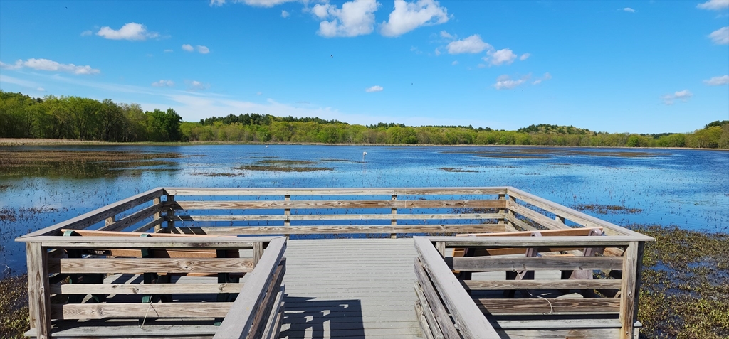 25 Fox Lane Concord, MA 01742 - Photo 22 of 24 a view of a patio with a lake view