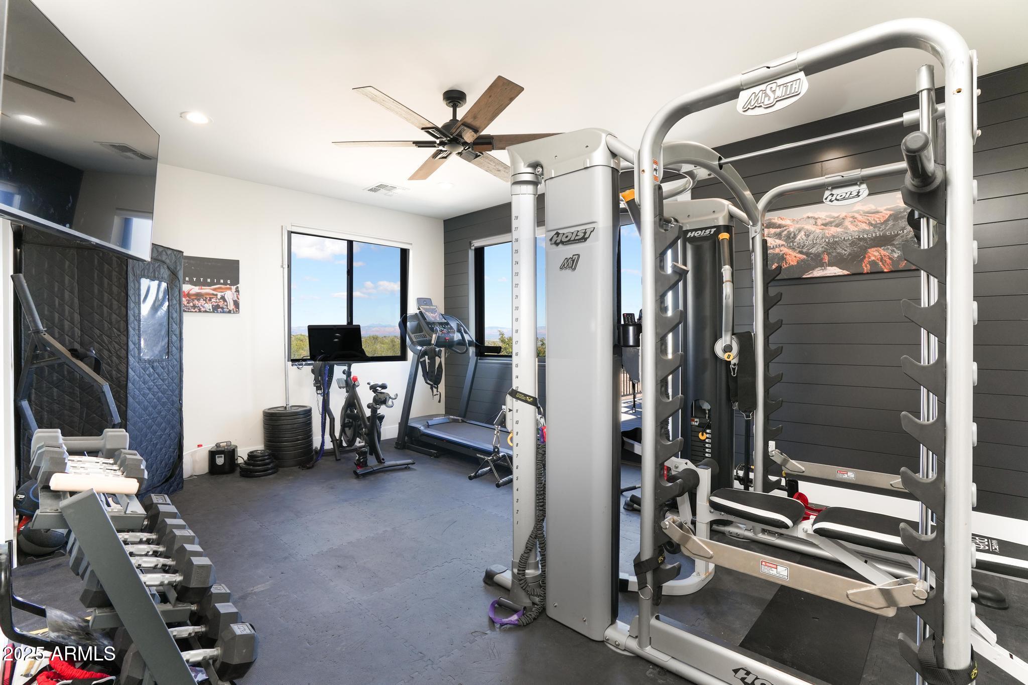 2900 West Spring View Drive Cottonwood, AZ 86326 - Photo 27 of 68 a view of a room with gym equipment