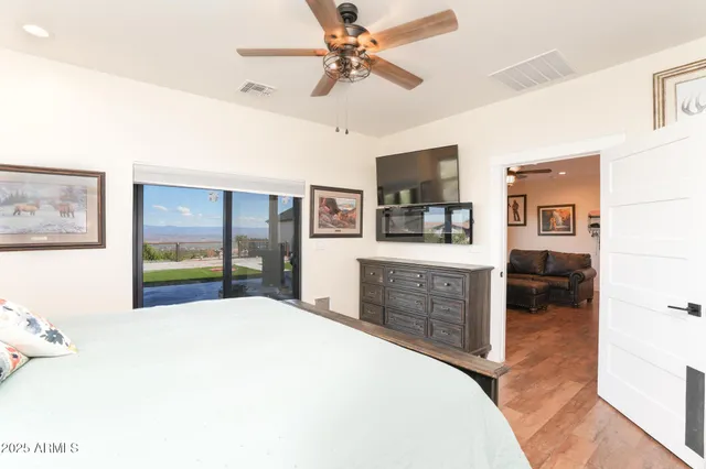 a view of a house with a street