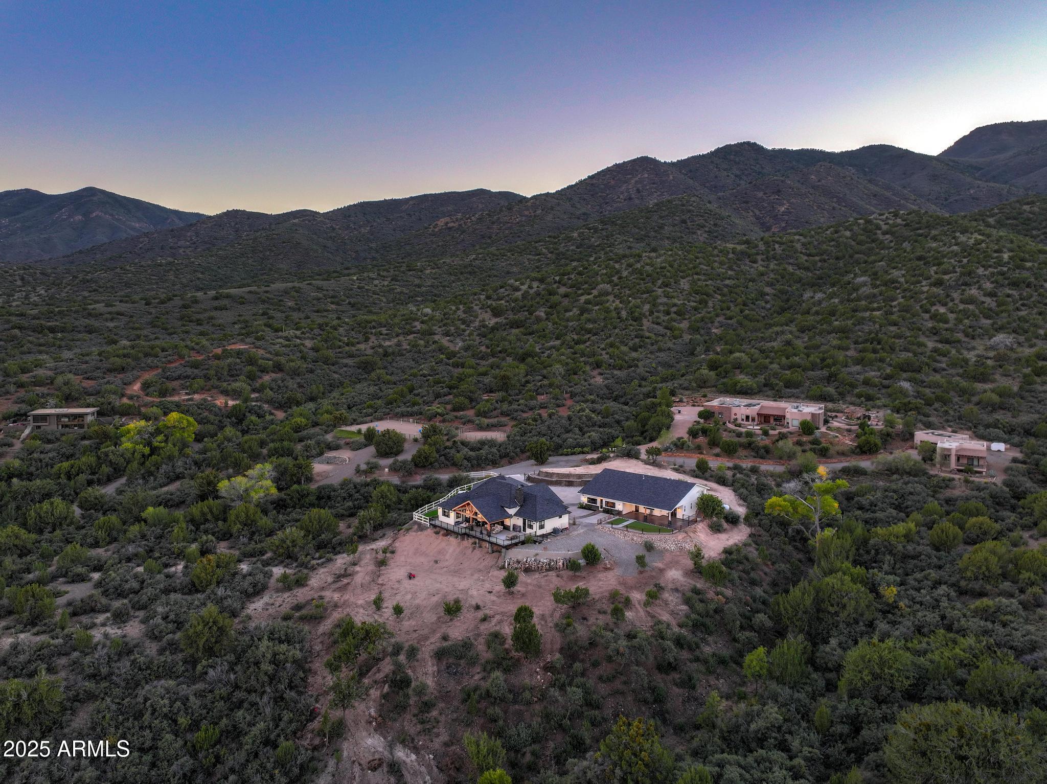 2900 West Spring View Drive Cottonwood, AZ 86326 - Photo 53 of 68 a view of a lush green hillside and houses