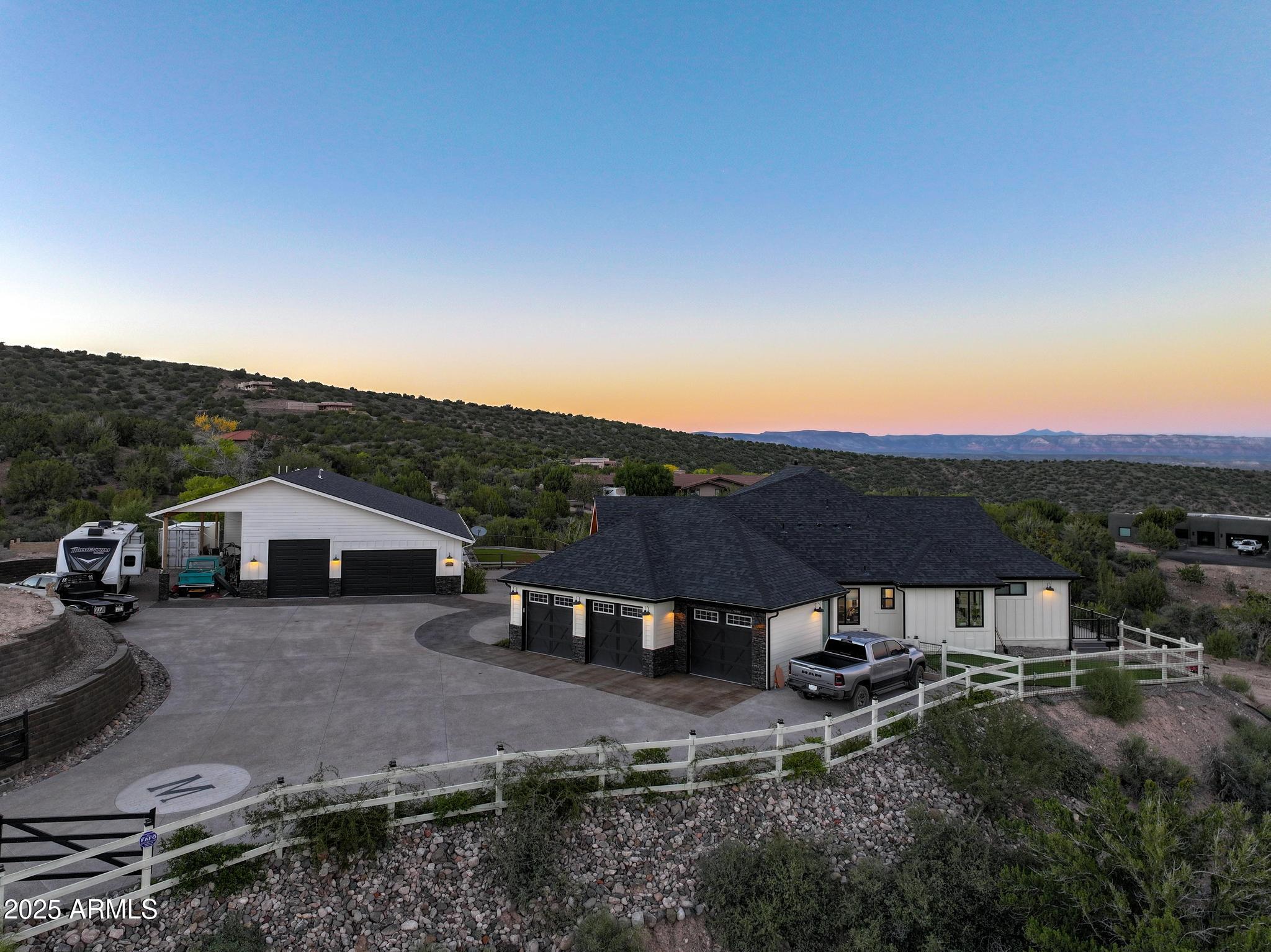 2900 West Spring View Drive Cottonwood, AZ 86326 - Photo 55 of 68 a view of a big house with a big yard and large tree