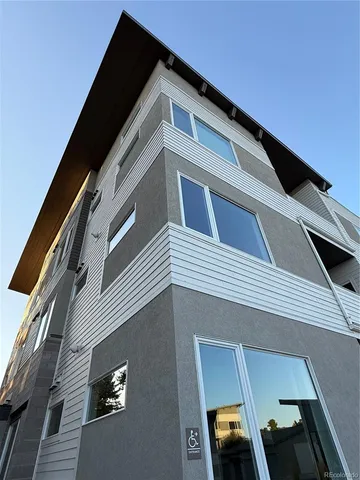 a large building with a street