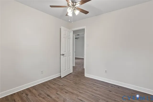 wooden floor in an empty room