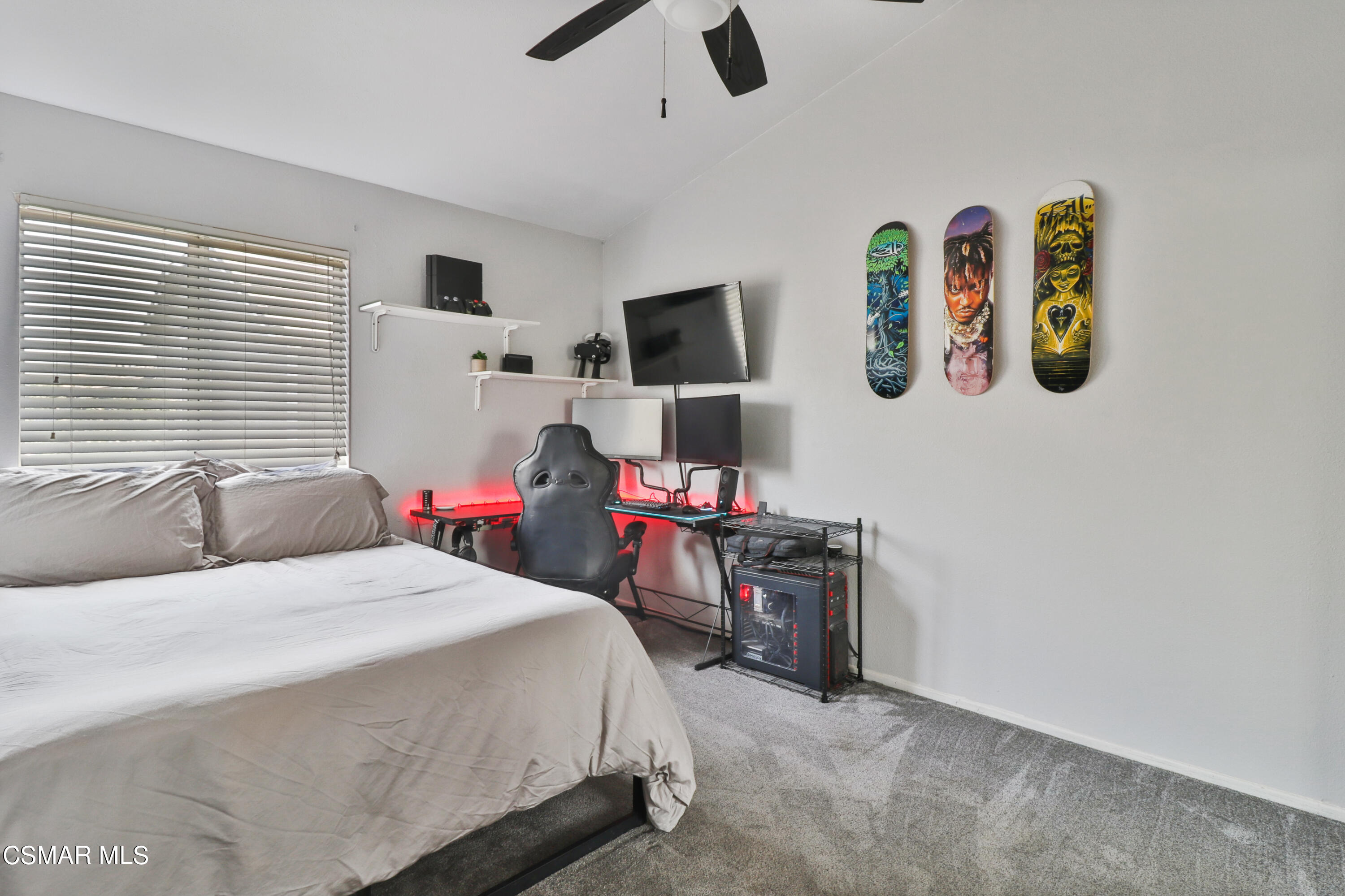 3974 Cochran Street, Unit 80 Simi Valley, CA 93063 - Photo 26 of 33 a bedroom with a bed and furniture