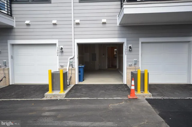 a view of a building with a street