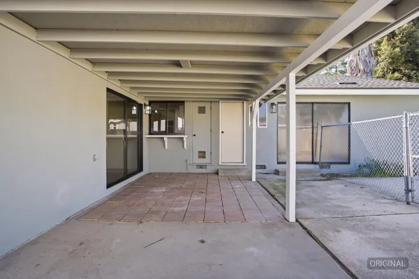 a view of empty room