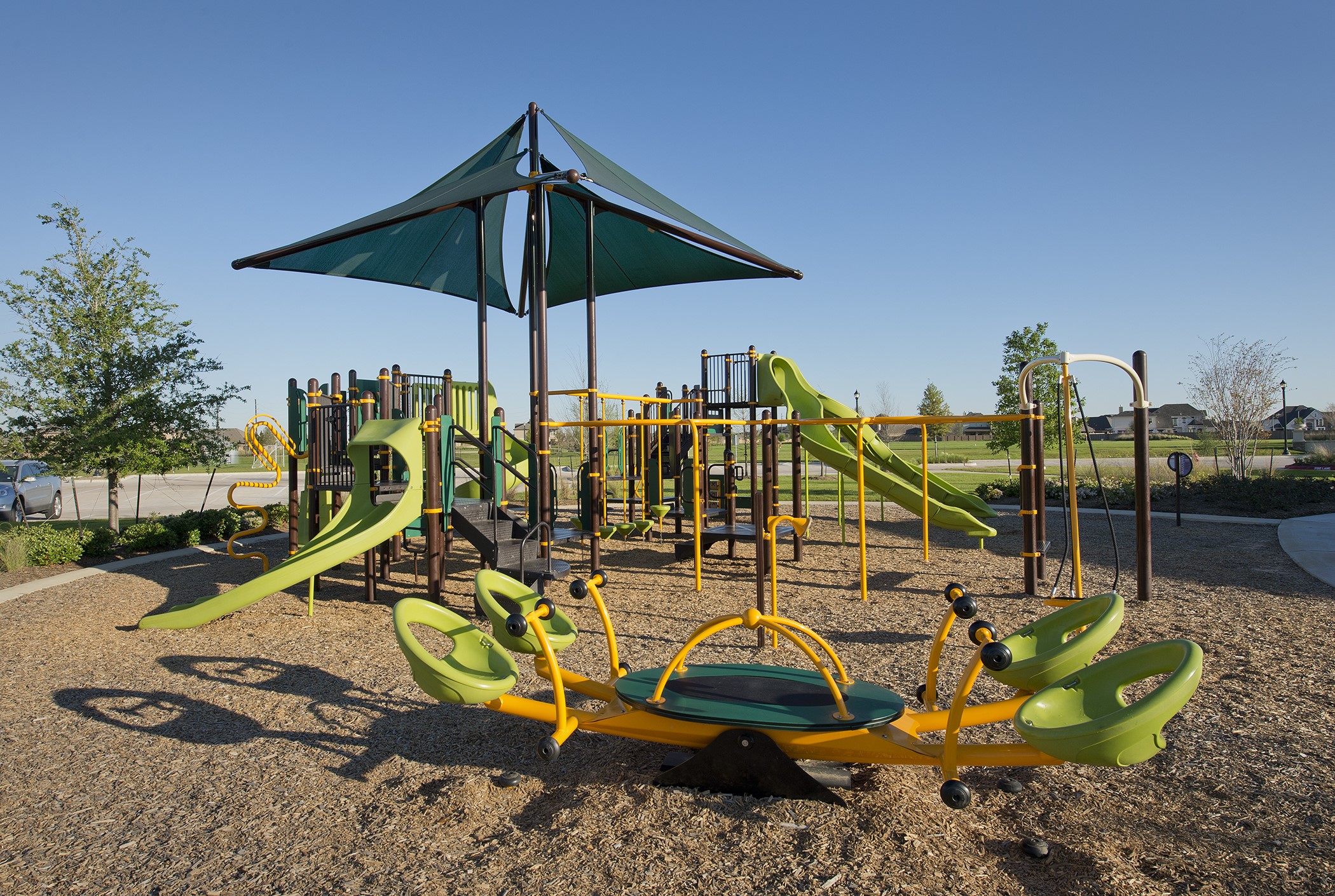 3838 Beltingham Bend Way Fulshear, TX 77441 - Photo 22 of 22 a view of a park with chairs