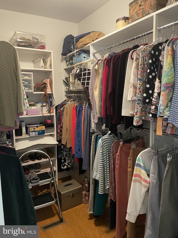 5597 Sedwick Court Frederick, MD 21702 - Photo 37 of 66 a view of walk in closet with clothes and shoes