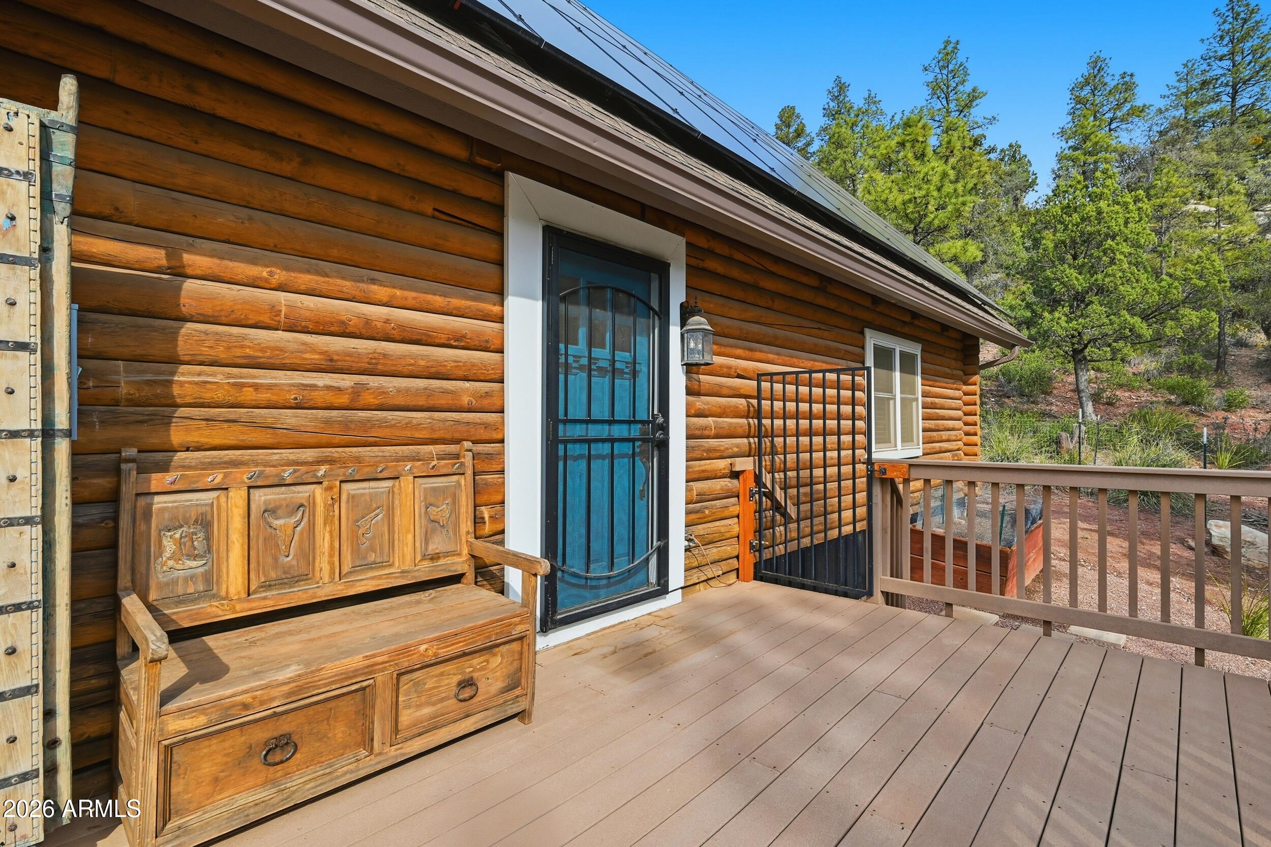 228 East Belluzzi Boulevard Payson, AZ 85541 - Photo 12 of 53 a view of backyard with a deck