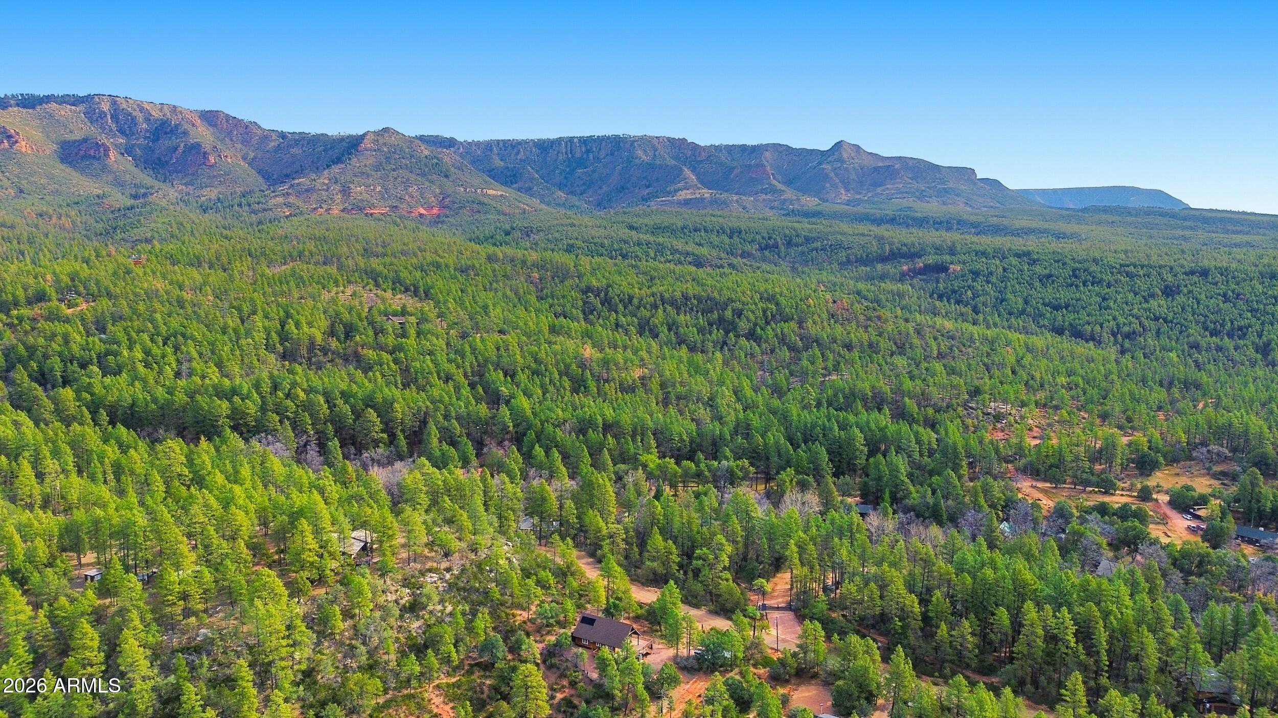 228 East Belluzzi Boulevard Payson, AZ 85541 - Photo 41 of 53 a view of a lush green hillside and a building