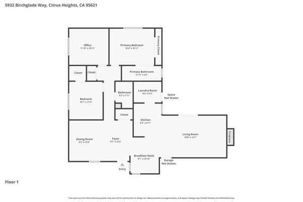 $489,900 | 5932 Birchglade Way, Citrus Heights, CA 95621