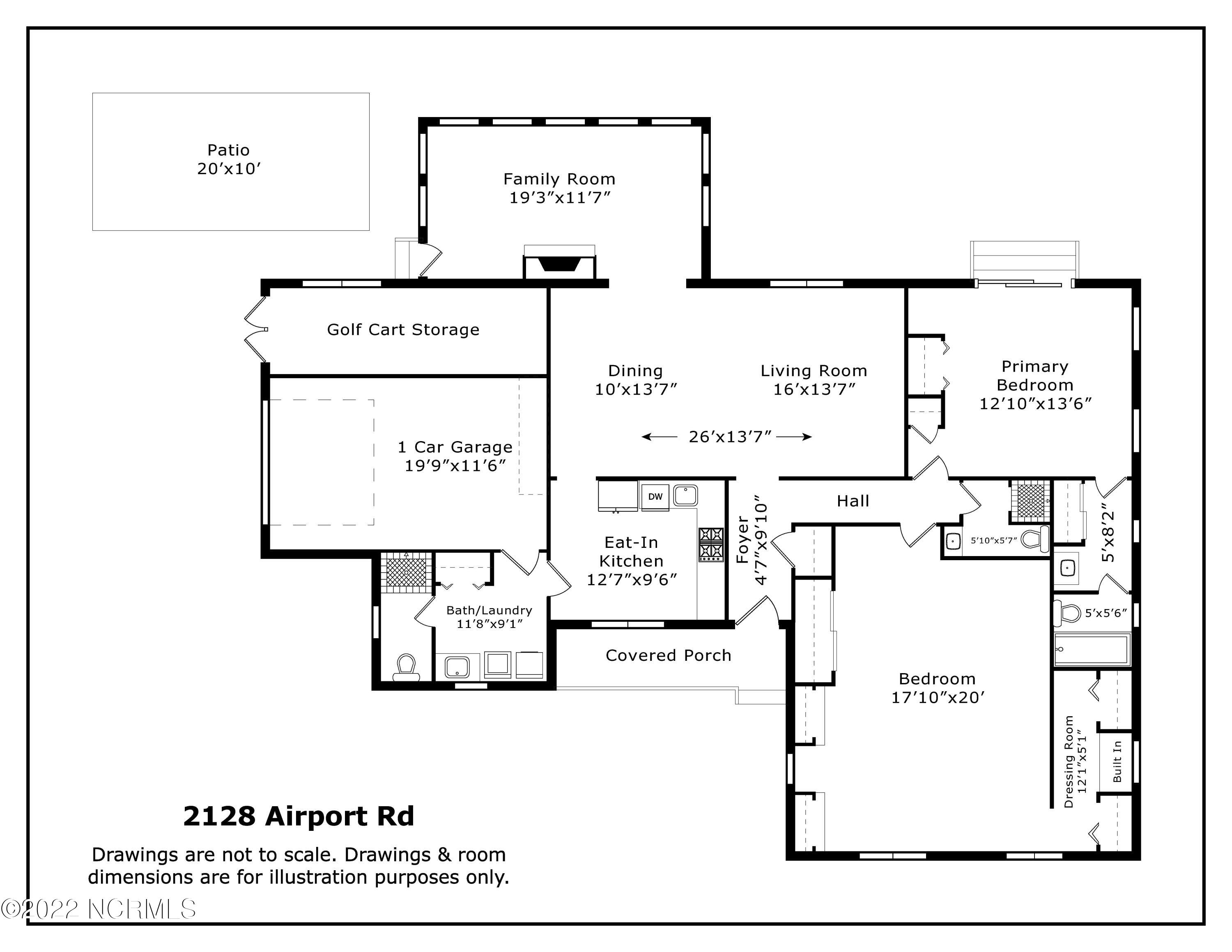2128 Airport Road Whispering Pines, NC 28327 - Photo 54 of 54 Floor Plan_2128 Airport Rd