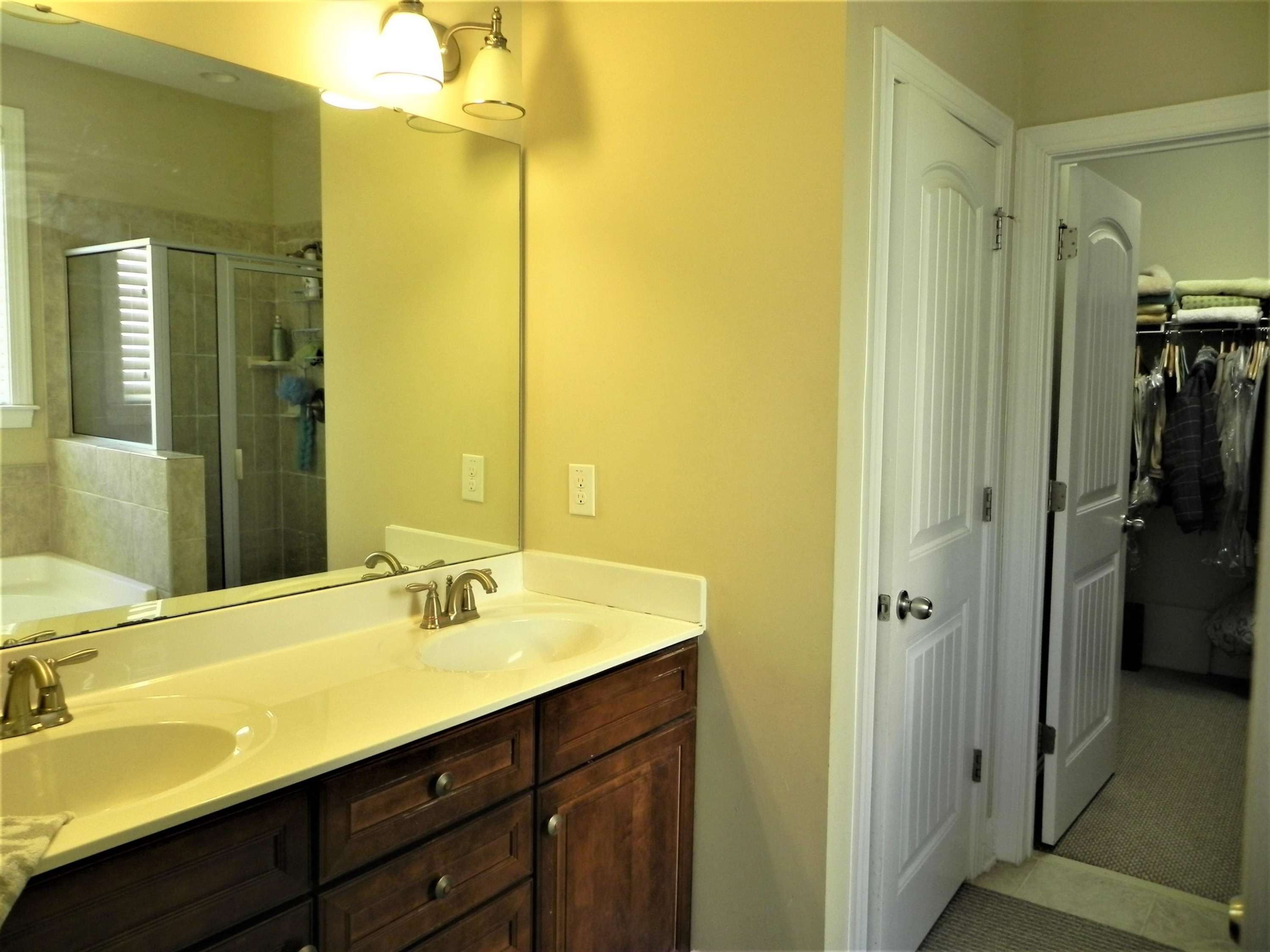 2129 Lower Lake Road Wake Forest, NC 27587 - Photo 20 of 41 Dual Vanities in this Deluxe Bath with Access to Walk In Closet and Private Loo Primary En Suite