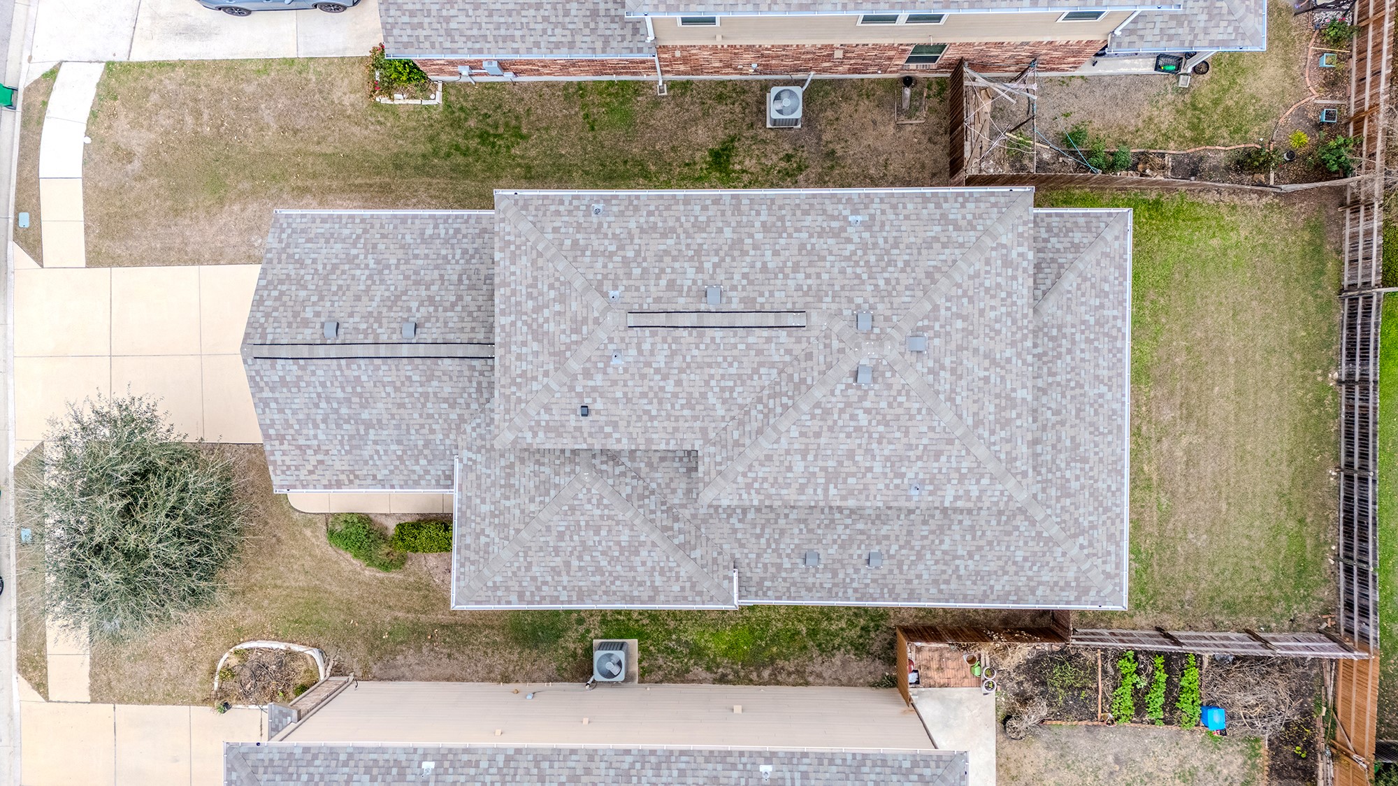 16012 McAloon Way Austin, TX 78728 - Photo 4 of 34 aerial view of a house with a yard