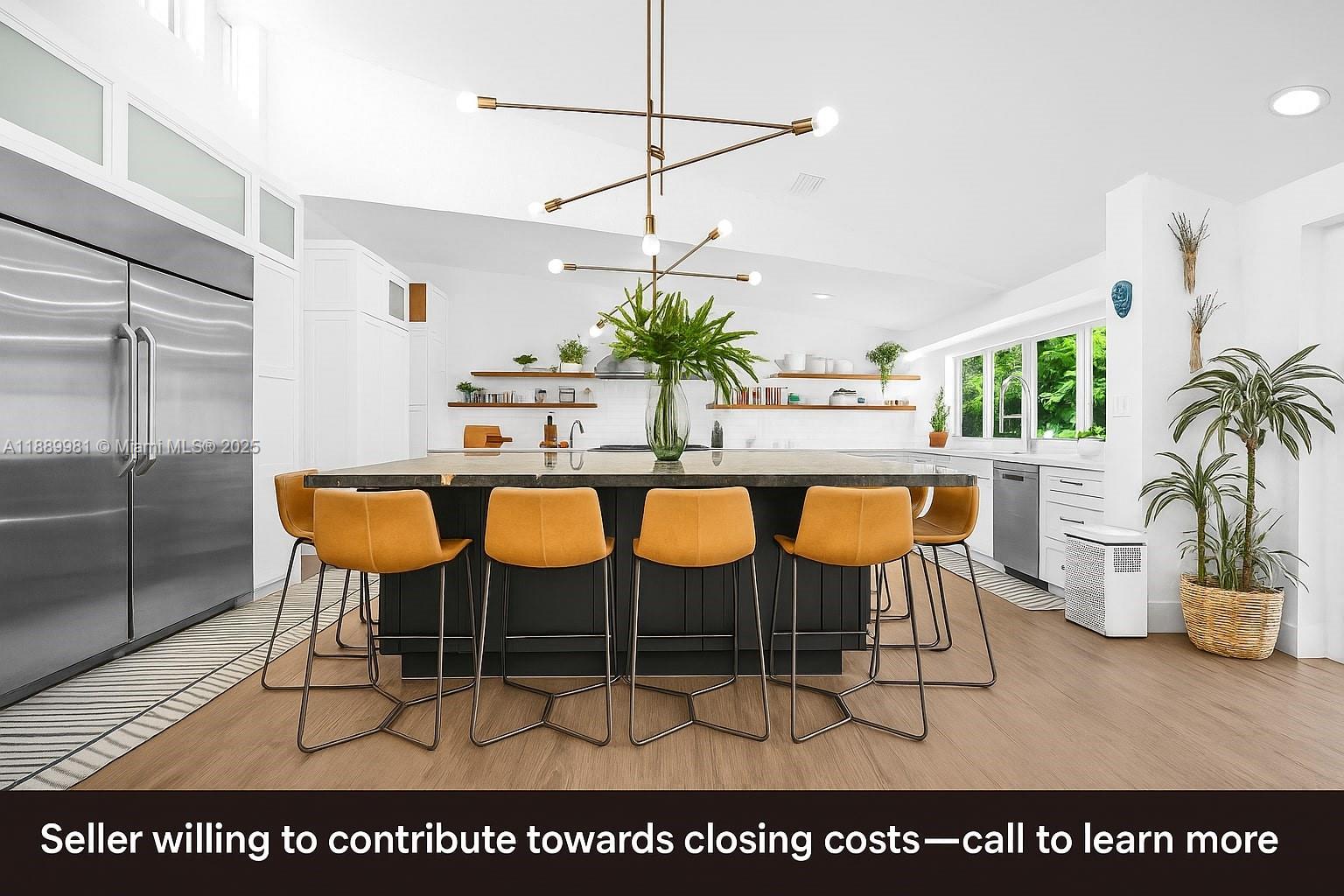 7761 Southwest 170th Street Palmetto Bay, FL 33157 - Photo 39 of 39 a view of kitchen with furniture and a potted plant