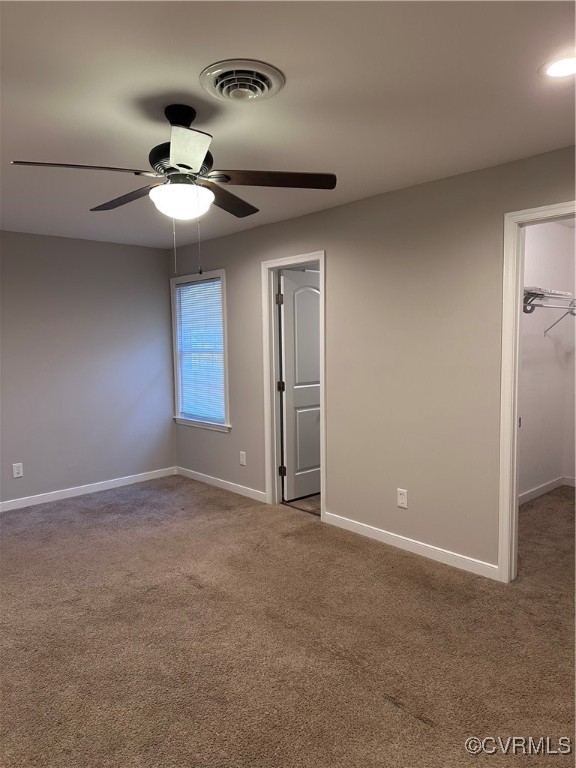 3831 Wood Dale Road Chester, VA 23831 - Photo 10 of 19 Primary bedroom with ceiling fan, a spacious walk-