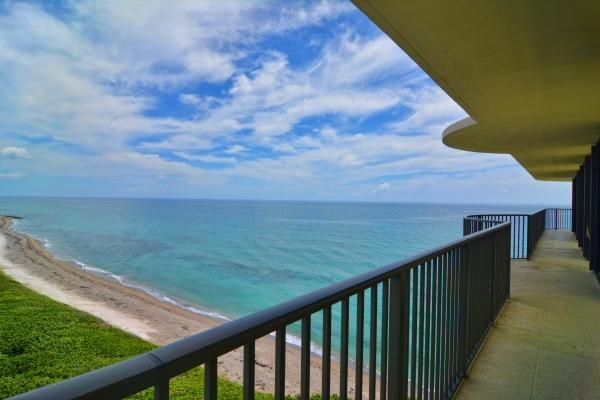 400 South Beach Road, Unit 1101 Jupiter, FL 33469 - Photo 3 of 24 Balcony View of the Ocean