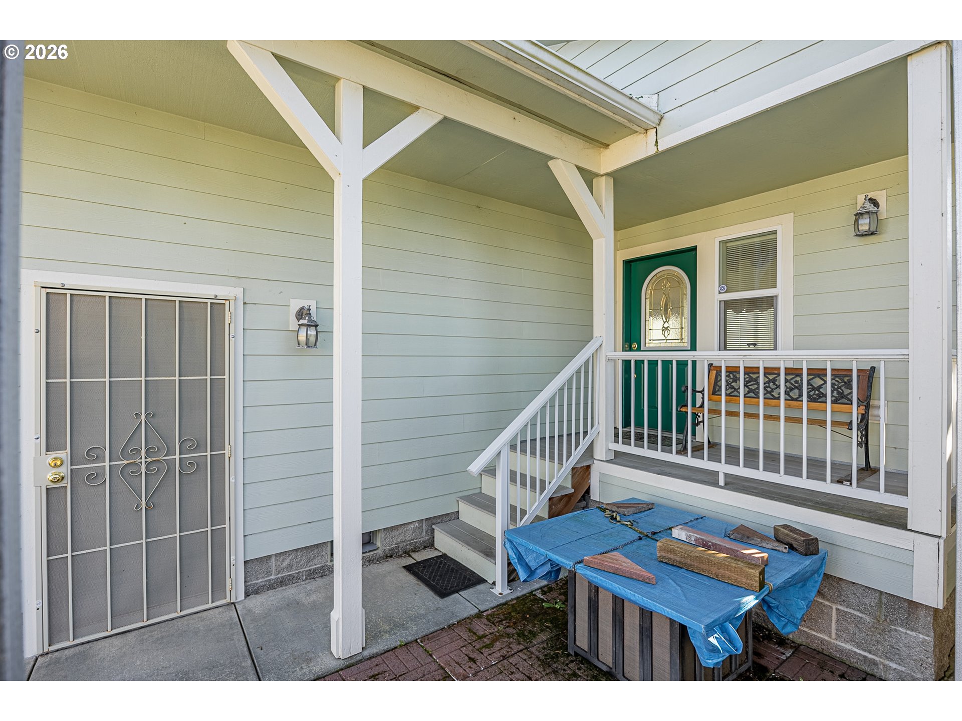 18 Pine Lane Lakeside, OR 97449 - Photo 17 of 33 a view of a deck with wooden floor and fence