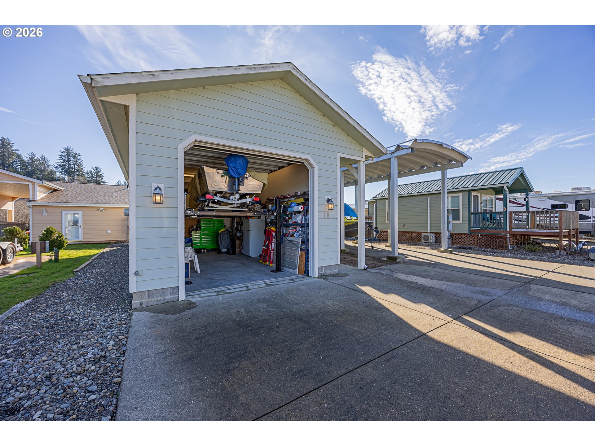 18 Pine Lane Lakeside, OR 97449 - Photo 24 of 33 a view of a house and a yard