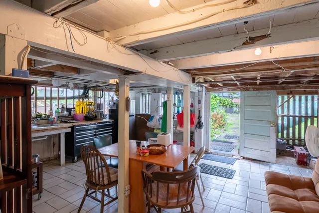 a view of outdoor seating