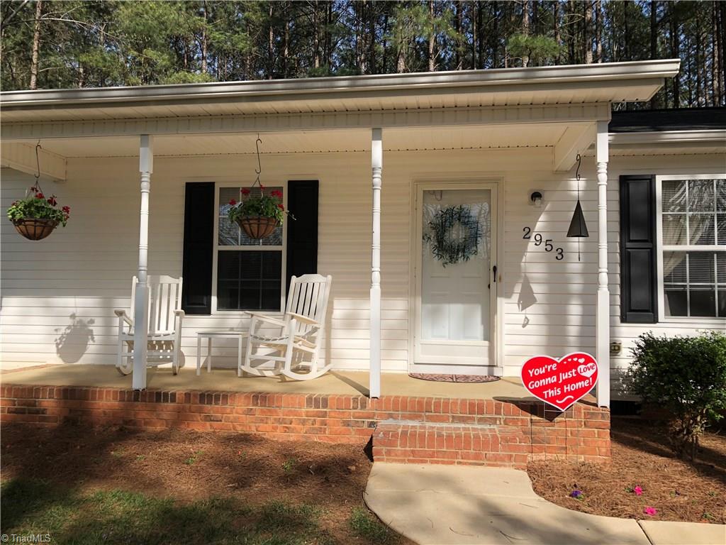 2953 Rockcrusher Road Lexington, NC 27292 - Photo 3 of 23 Rocking chair front porch