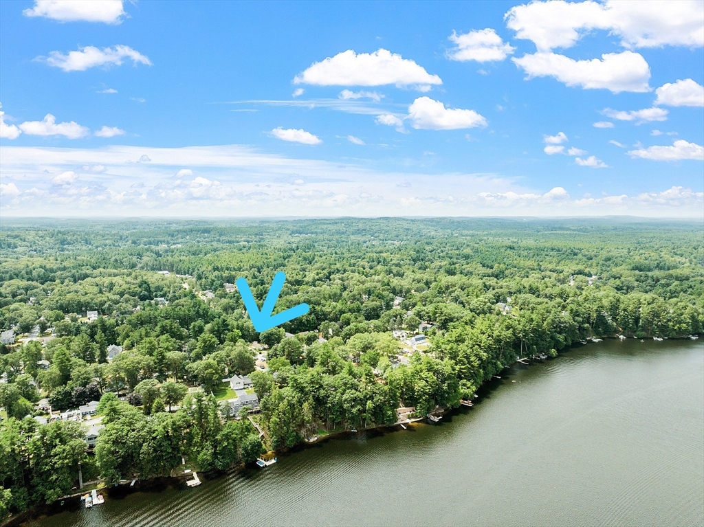 31 Birch Road Westford, MA 01886 - Photo 38 of 42 an aerial view of a houses with yard and mountain view in back