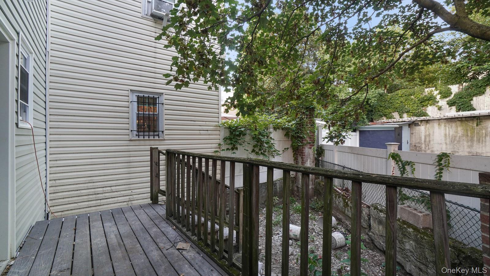 2040 Washington Avenue Bronx, NY 10457 - Photo 20 of 26 View of wooden deck
