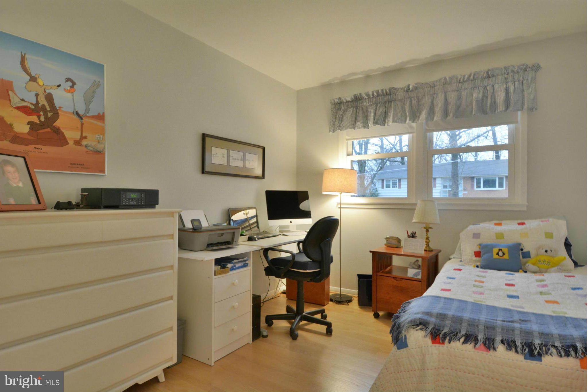 7909 Slidell Lane Springfield, VA 22151 - Photo 16 of 30 a view of a workspace with furniture and a window