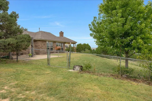 a view of a green field