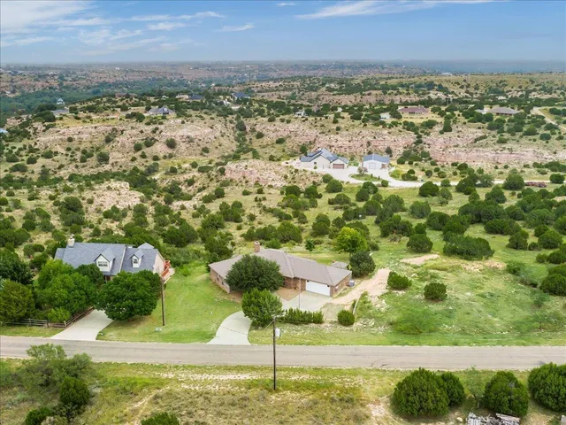 a view of city and mountain