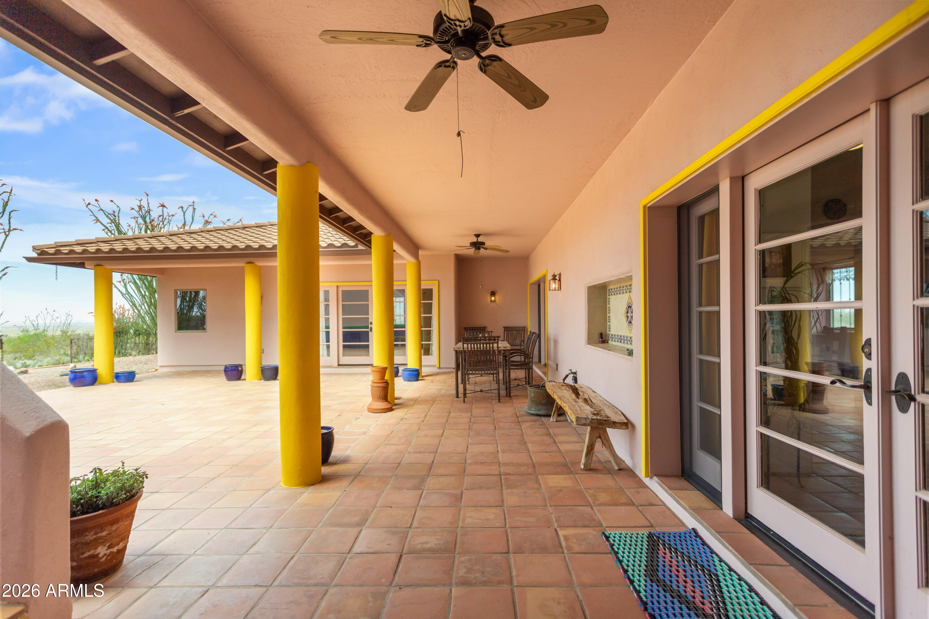 995 South Ruby Dare Road Bisbee, AZ 85603 - Photo 21 of 75 Patio and Front Door Entry~Main Home