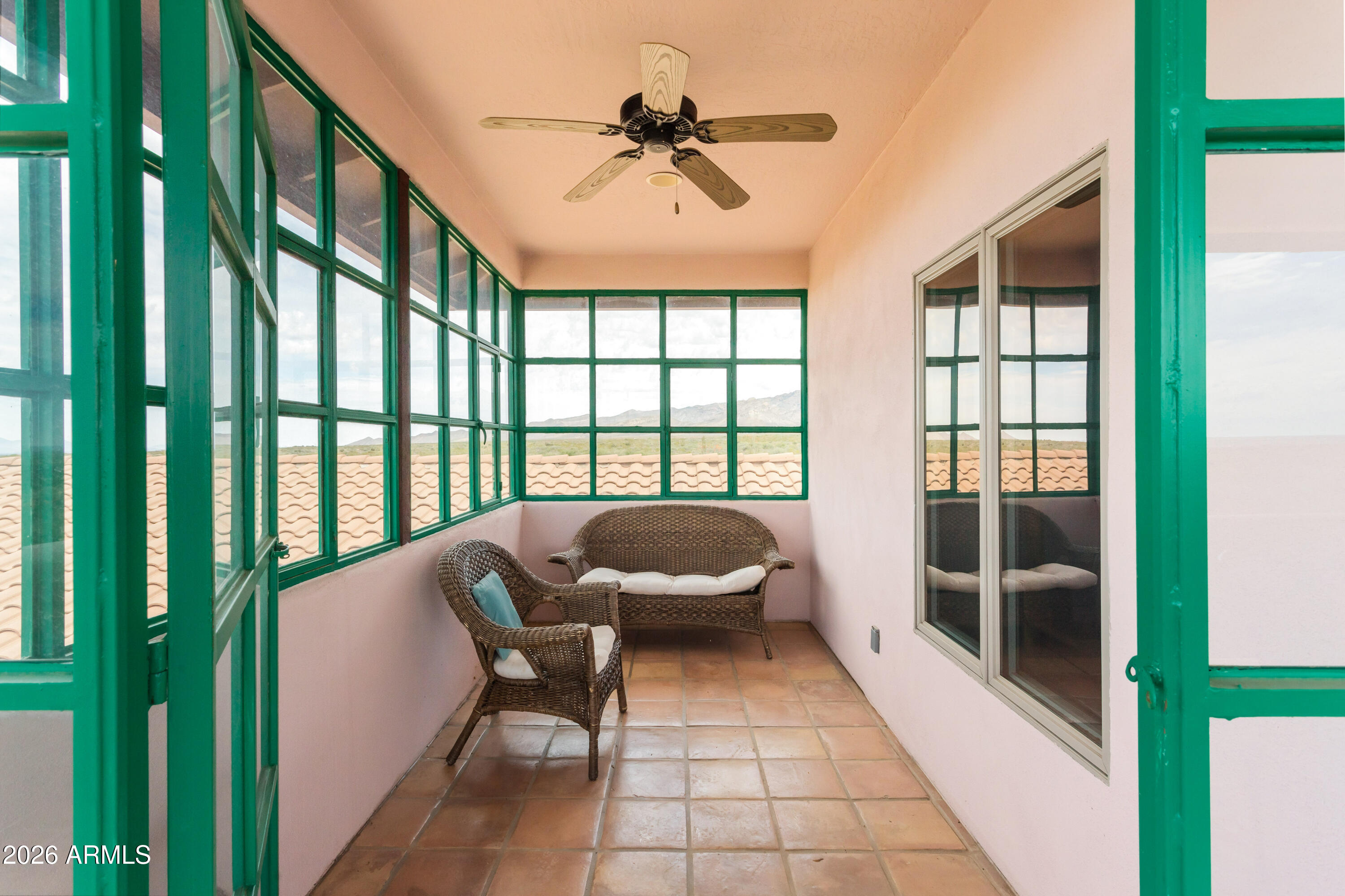 995 South Ruby Dare Road Bisbee, AZ 85603 - Photo 51 of 75 Enclosed 2nd floor sun room