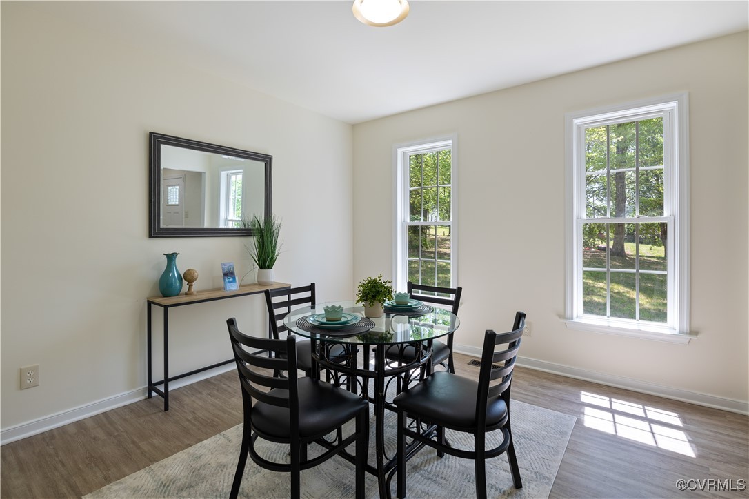 11730 Corte Castle Road Chesterfield, VA 23838 - Photo 14 of 50 Dining area featuring baseboards and wood finished