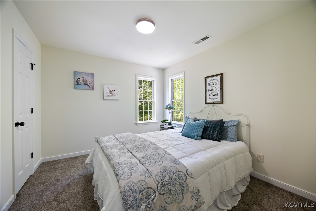 11730 Corte Castle Road Chesterfield, VA 23838 - Photo 29 of 50 Bedroom with dark carpet, visible vents, and baseb
