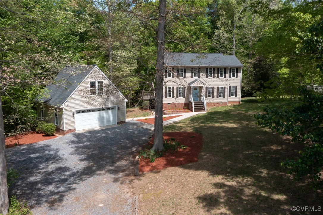11730 Corte Castle Road Chesterfield, VA 23838 - Photo 38 of 50 Colonial home with crawl space, a wooded view, dri