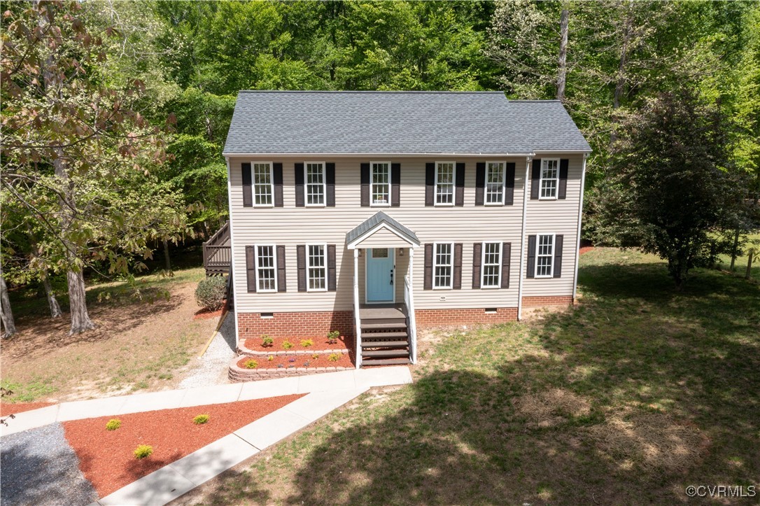 11730 Corte Castle Road Chesterfield, VA 23838 - Photo 39 of 50 Colonial house featuring crawl space, roof with sh